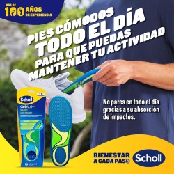 SCHOLL Plantilla Gel Activ Sport Hombre Talla 40 - 46.5