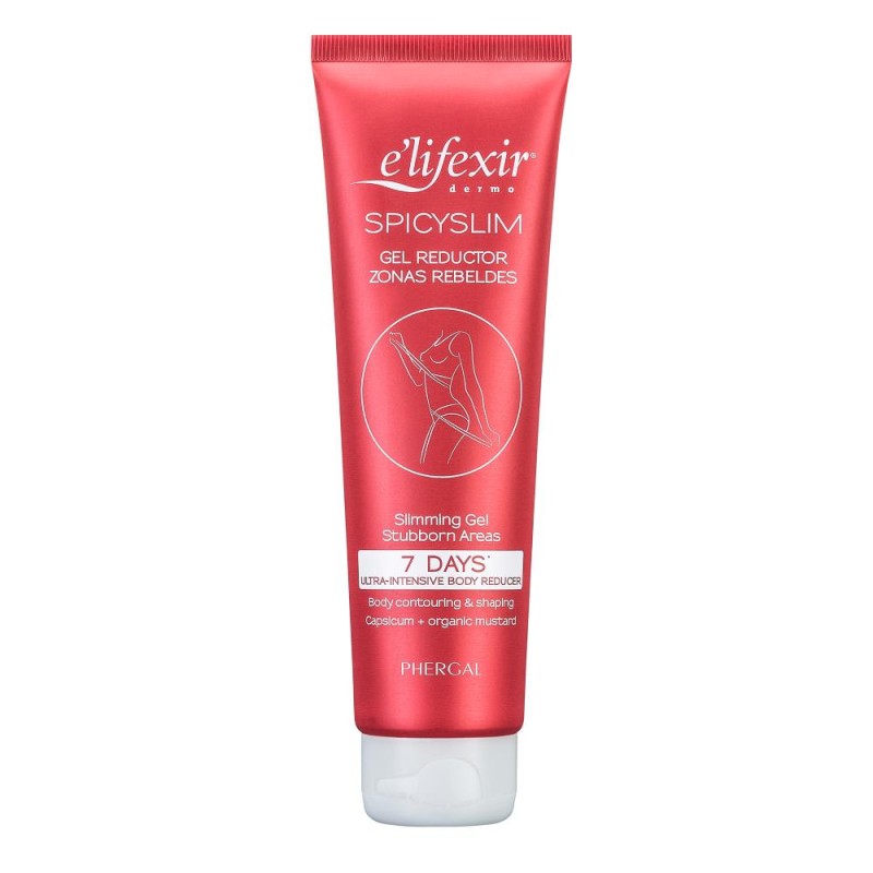 ELIFEXIR Spicyslim Gel zur Reduzierung hartnäckiger Stellen 150 ml ELIFEXIR Spicyslim Gel zur Reduzierung hartnäckiger Stellen 150 ml