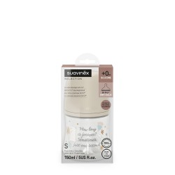 SUAVINEX Wonderland Bottle +0m Physiological Silicone 150ml (White Rabbit)