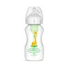 Dr. BROWN'S OPTIONS+ Mamadeira 270ML Boca Larga Fluxo Natural Branco