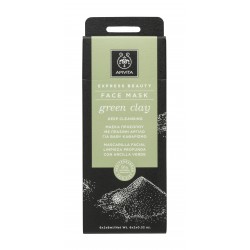 Apivita Máscara Facial Limpeza Profunda Argila Verde 2x8ML