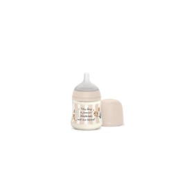SUAVINEX Premium Wonderland Bottle +0m SX Pro Physiological Silicone 150ml Pink Rabbit Stripes