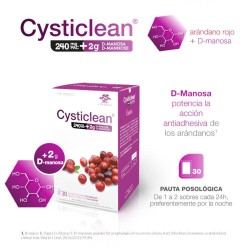 CYSTICLEAN 240 mg PAC + D-Mannose 2 g Duplo 2x30 Envelopes
