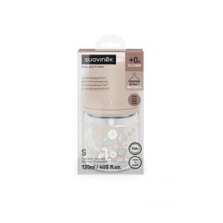 SUAVINEX Biberón Premium Wonderland +0m Silicona SX Pro Fisiológica 150ml Conejo Rosa Flores