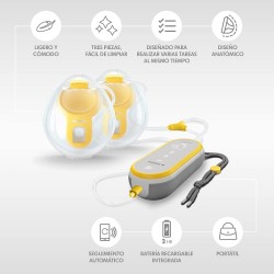 Tire-lait électrique portable mains libres MEDELA 1 unité