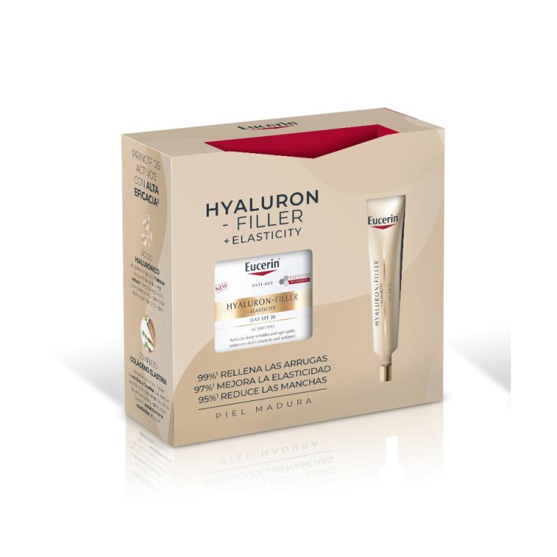 Eucerin Pack Hyaluron-Filler Elasticity Day Cream SPF30 50ml + Eye Contour 15ml Eucerin Pack Hyaluron-Filler Elasticity Day Cream SPF30 50ml + Eye Contour 15ml