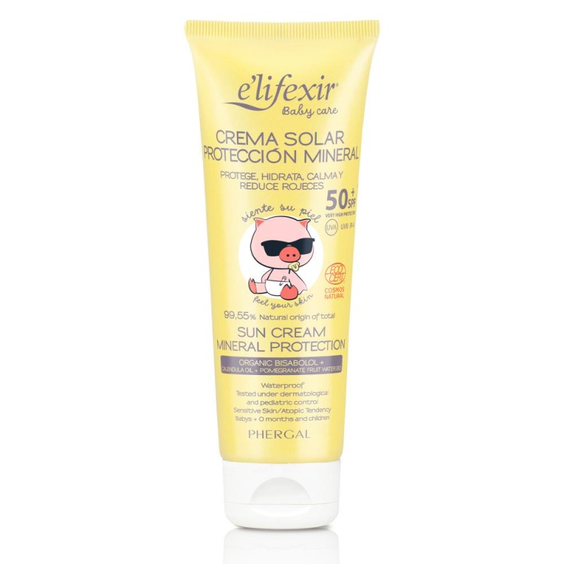 Crème solaire minérale ELIFEXIR Baby Care SPF50+ 100 ml Crème solaire minérale ELIFEXIR Baby Care SPF50+ 100 ml