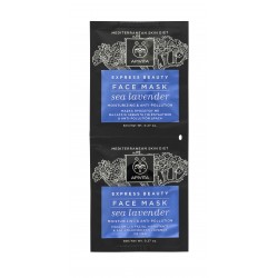 APIVITA Sea Lavender Feuchtigkeitsspendende und Anti-Pollution-Gesichtsmaske 2x8ml