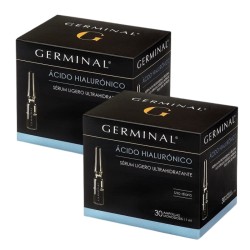 Ampoules d'acide hyaluronique GERMINAL Sérum visage DUPLO 2x30 Ampoules