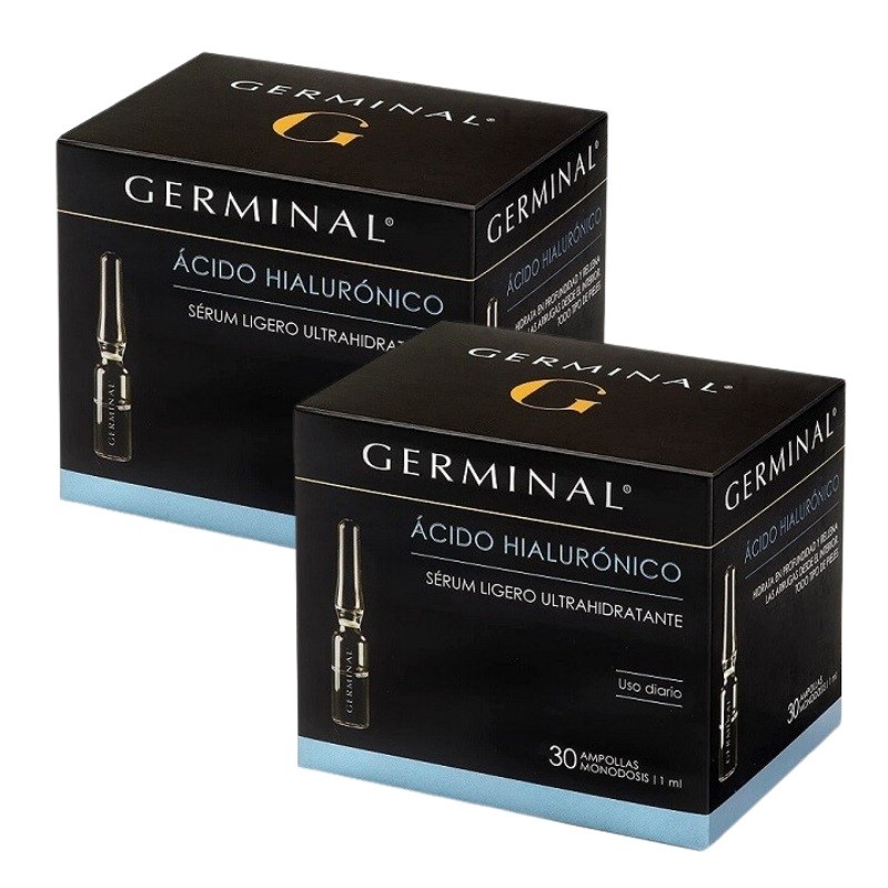 GERMINAL Hyaluronsäure Ampullen Gesichtsserum DUPLO 2x30 Ampullen