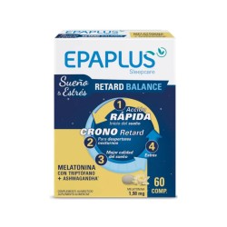 EPAPLUS Sleepcare Retardateur de mélatonine Balance 60 comprimés