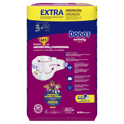 Dodot Activity Extra Jumbo-Packung Größe 3+ (60 Einheiten)