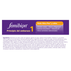 FEMIBION 1 Début de Grossesse Triple 3x28 Comprimés (12 semaines)