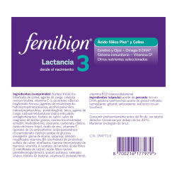 FEMIBION 3 Breastfeeding Triple 3x 28 Tablets + 28 Capsules (12 weeks)