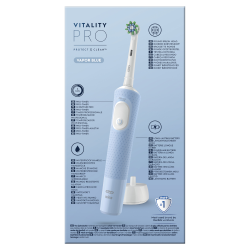 ORAL-B Vitality Pro Rechargeable Toothbrush Blue 1 unit