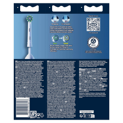 Têtes de rechange pour brosse à dents électrique ORAL-B CrossAction 9