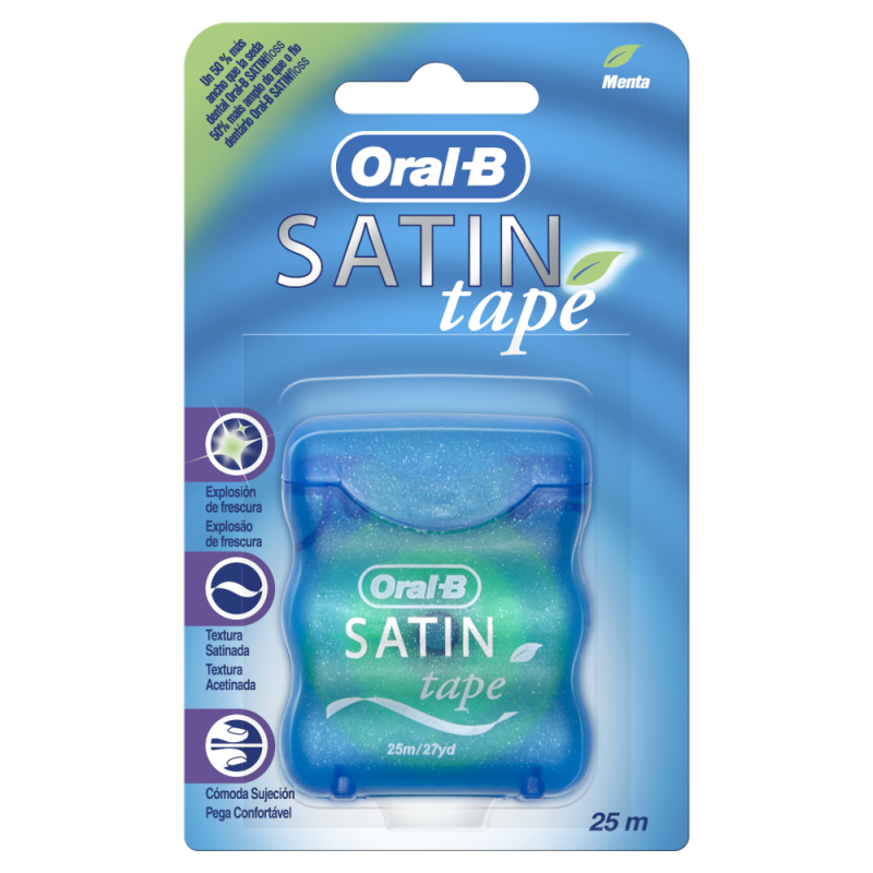 Nastro satinato per filo interdentale ORAL-B Menta 25 m Nastro satinato per filo interdentale ORAL-B Menta 25 m