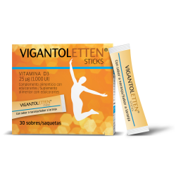 VIGANTOLETTEN Vitamina D3 Sticks Duplo 2x30 Unidades