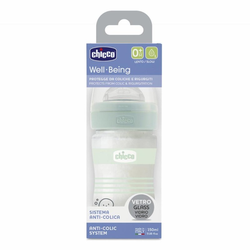 CHICCO Wohlfühl-Glasflasche 0m+ 150 ml