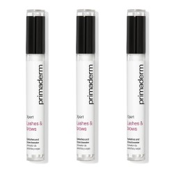 Primaderm Xpert Lashes & Brows Eyelashes and Eyebrows SAVINGS PACK 3 units