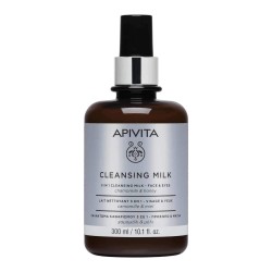 Apivita 3 in 1 Cleansing Milk Face and Eyes 300 ml