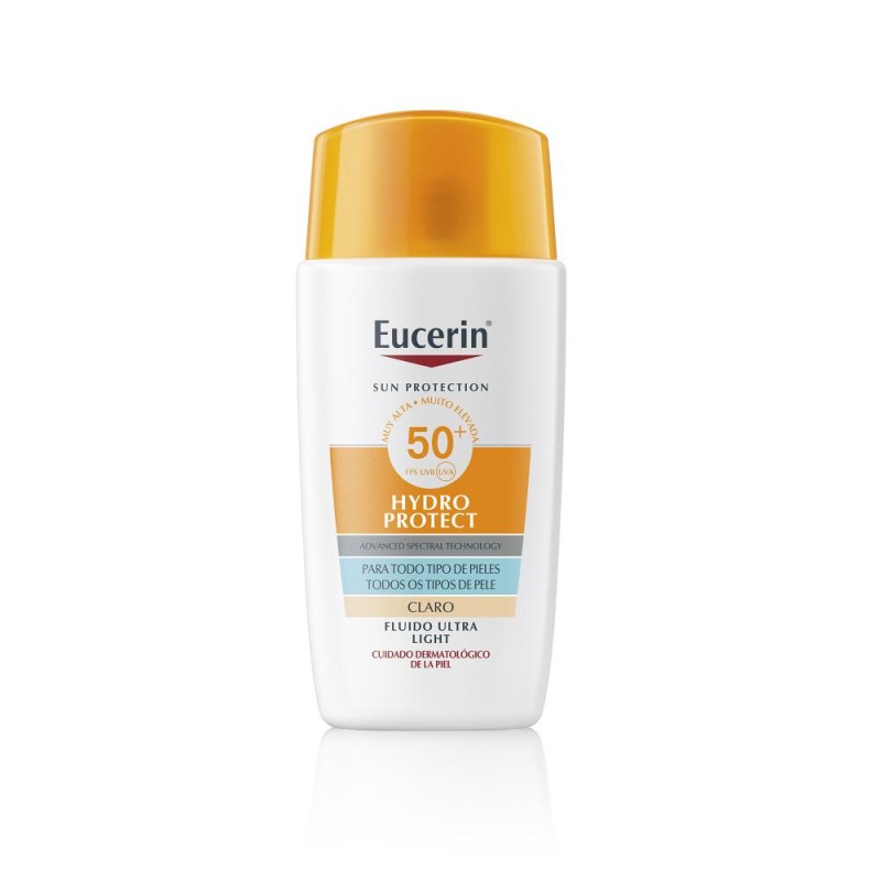 Eucerin Sun Face Hydro Protect Fluid FPS50+Tinted Light 50 ml Eucerin Sun Face Hydro Protect Fluid FPS50+Tinted Light 50 ml