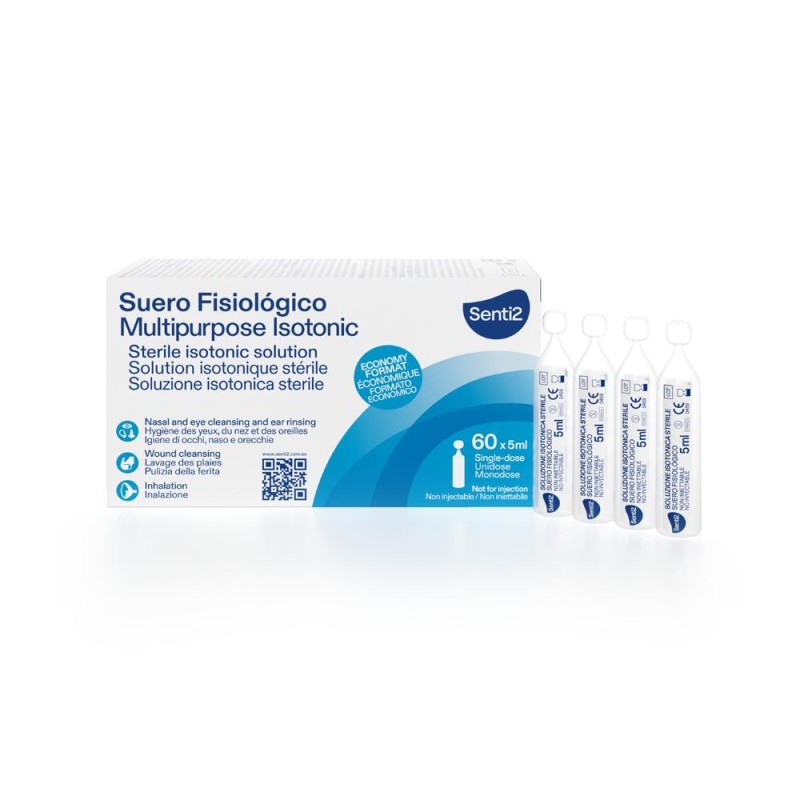 Senti2 Siero Fisiologico 60x5ml 【OFFERTA ONLINE】 Senti2 Siero Fisiologico 60x5ml 【OFFERTA ONLINE】