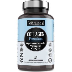 Vittalogy Natural Collagen Premium Collagen 120 Tablets
