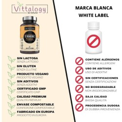Vittalogy Turmeric Turmeric Premium 120 Capsules