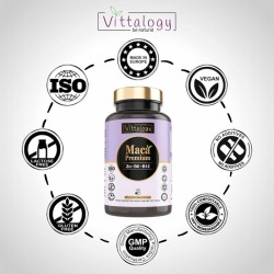Vittalogy Maca Premium 120 Cápsulas