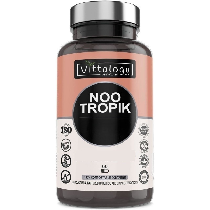 Vittalogy Vitaminas Memoria y Concentración Nootropik 60 Cápsulas Vittalogy Vitaminas Memoria y Concentración Nootropik 60 Cápsulas