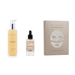Masqmai Pack Purifying Tea Tree Gel 200 ml + Natural Beauty Elixir 50 ml + Collagen Recovery Mask 4 Units