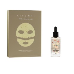 Masqmai Pack Matcha Calming Mask 4 Units + Natural Beauty Elixir 50 ml