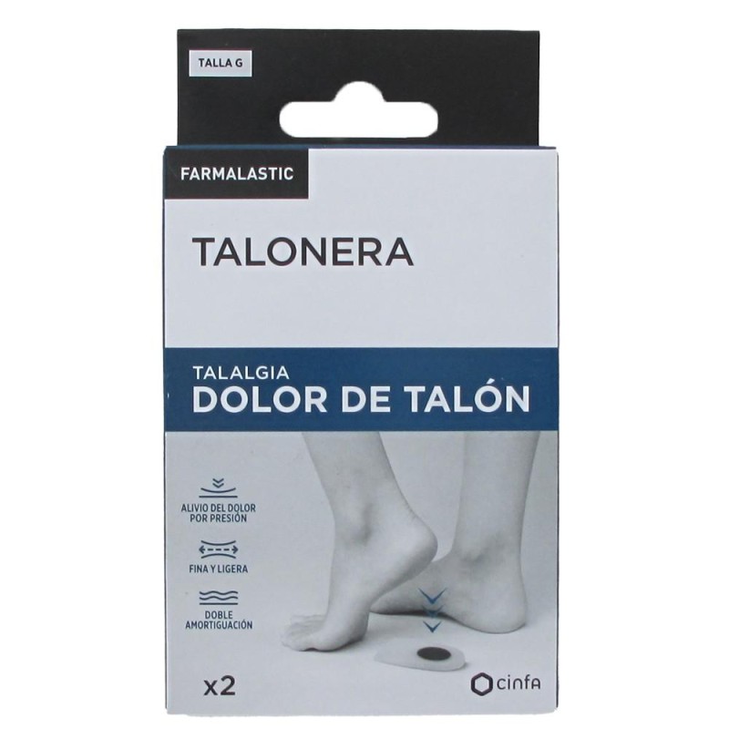 FARMALASTIC Talonera Dolor de Talón Talla G 2 uds