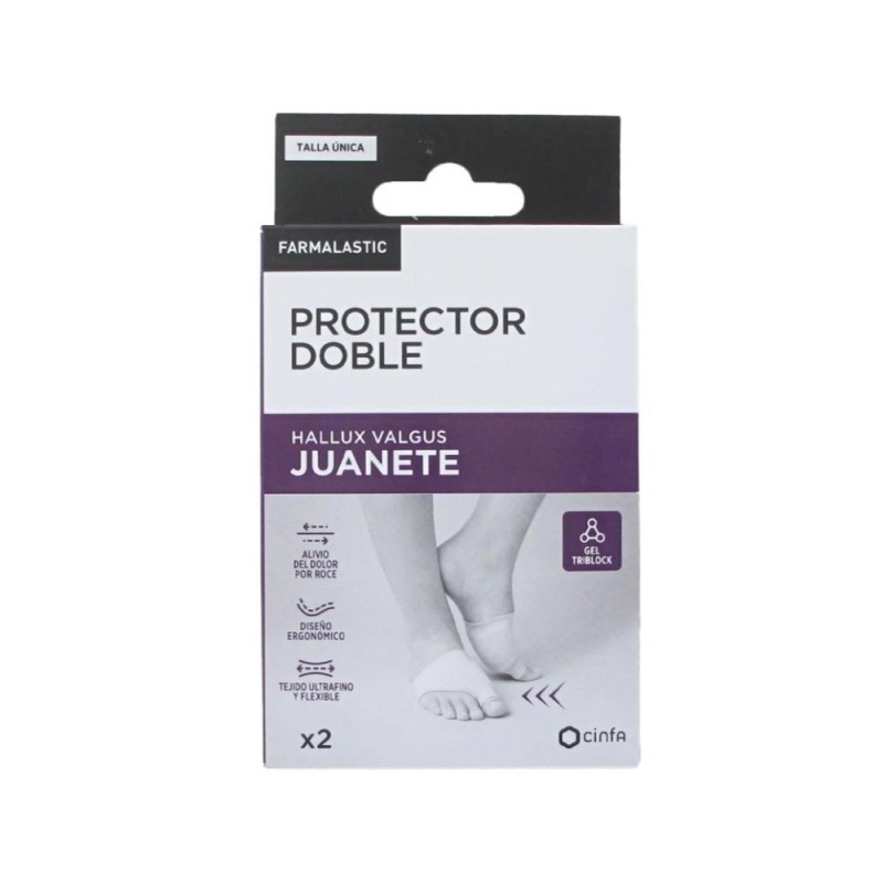 FARMALASTIC Double Bunion Protector One Size 2 pcs