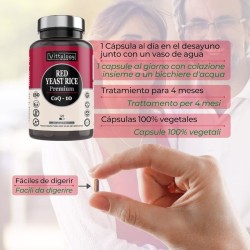 Vittalogy Red Yeast Rice Premium 2x120 Capsules【SAVINGS PACK】
