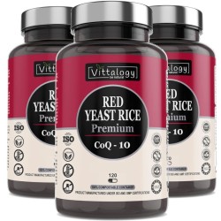 Vittalogy Red Yeast Rice Premium 3x120 Capsules【SAVINGS PACK】