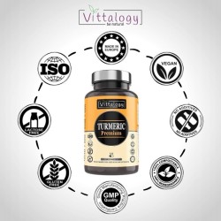 Vittalogy Turmeric Turmeric Premium 2x120 capsules【SAVINGS PACK】