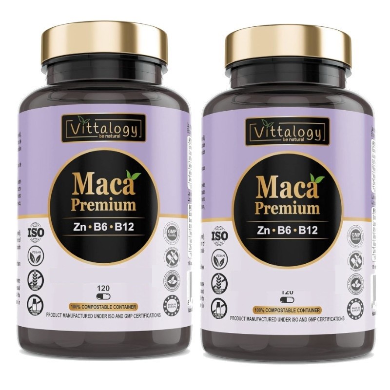 Vittalogy Maca Premium 2x120 capsules【SAVINGS PACK】