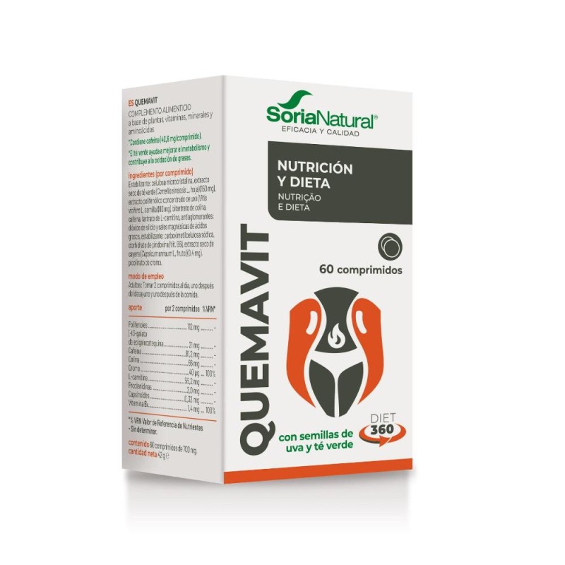 Soria Natural Quemavit 60 Comprimidos Soria Natural Quemavit 60 Comprimidos