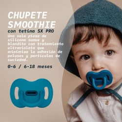 Suavinex Smoothie Butterfly Pacifier Physiological Teat SX Pro 6-18M Blue