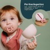 SUAVINEX Pink Silicone Pacifier Holder 1 unit