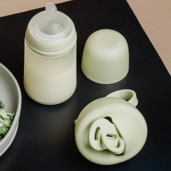 SUAVINEX Rosa Schnullerhalter aus Silikon 1 Einheit