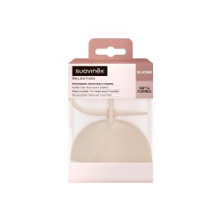 SUAVINEX Silicone Pacifier Holder Beige 1 unit