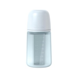 SUAVINEX Silicone Bottle Nipple SX Pro Medium Flow Light Blue 240 ml