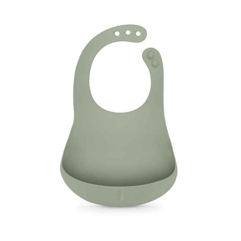 Bavoir en silicone SUAVINEX Vert 1 unité