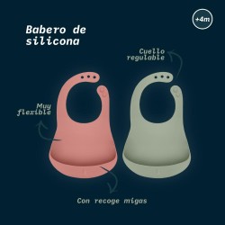 SUAVINEX Silicone Bib Red 1 unit