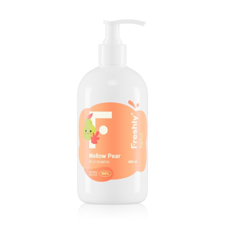 Freshly Cosmetics Mellow Pear Shampoing doux WOW Taille 400 ml Freshly Cosmetics Mellow Pear Shampoing doux WOW Taille 400 ml