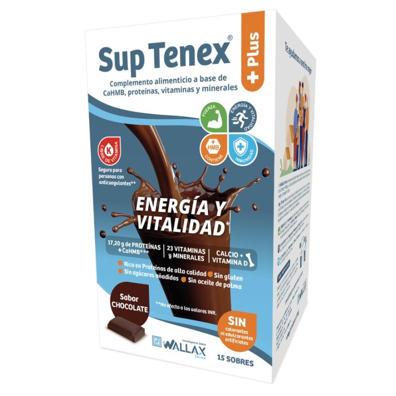 Wallax Sup Tenex Plus Energy and Vitality Chocolate 15 sachets x 32 g 【BUY ONLINE】 Wallax Sup Tenex Plus Energy and Vitality Chocolate 15 sachets x 32 g 【BUY ONLINE】