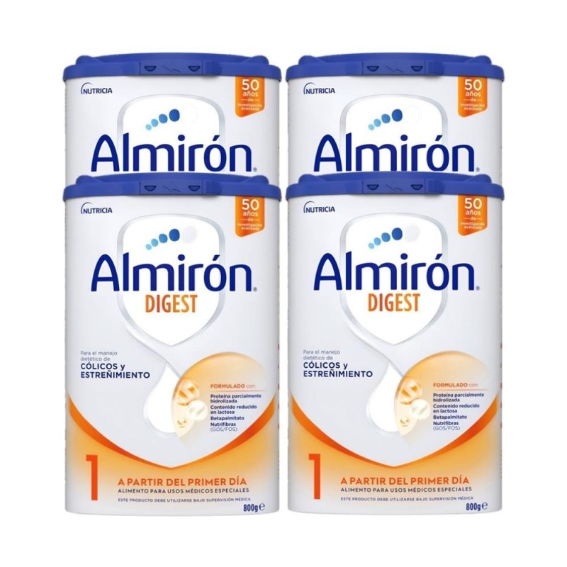 ALMIRÓN Digest 1 Milk for Infants Pack 4x800gr ALMIRÓN Digest 1 Milk for Infants Pack 4x800gr